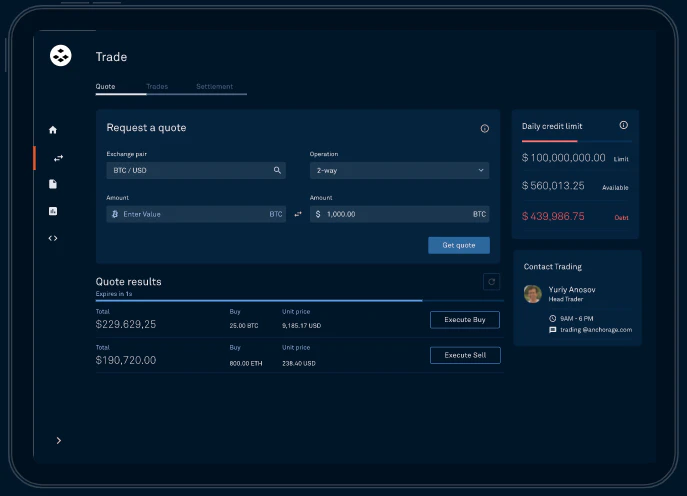 screenshot of Anchorage Digital